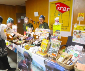 アフリカ理解プロジェクトの出展の様子